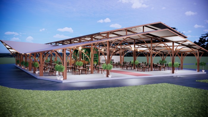 Nhà hàng mang hơi hướng cổ điển tại Sơn Tiên Amazing World