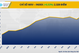 Đà tăng vẫn chiếm ưu thế, chỉ số giá hàng hóa duy trì ở mức đỉnh 7 tháng