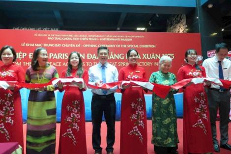 Khai mạc trưng bày chuyên đề “Từ Hiệp định Paris đến Đại thắng mùa Xuân 1975" tại TP.HCM