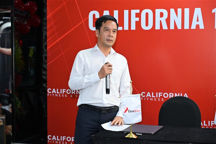 Ông Vũ Minh Hưng – Đại diện Ban lãnh đạo Công ty TNHH MTC Pi Co Sài Gòn phát biểu tại buổi lễ