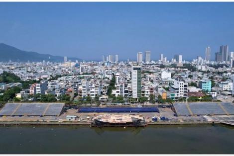 "Lộ diện" sân khấu Lễ hội pháo hoa quốc tế Đà Nẵng 2023