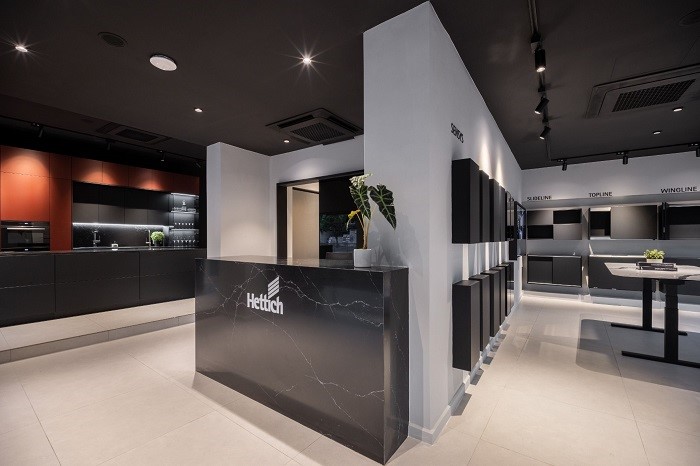Trung tâm trải nghiệm Hettich là nơi trưng bày các dòng sản phẩm Hettich được nhập khẩu hoàn toàn từ CHLB Đức
