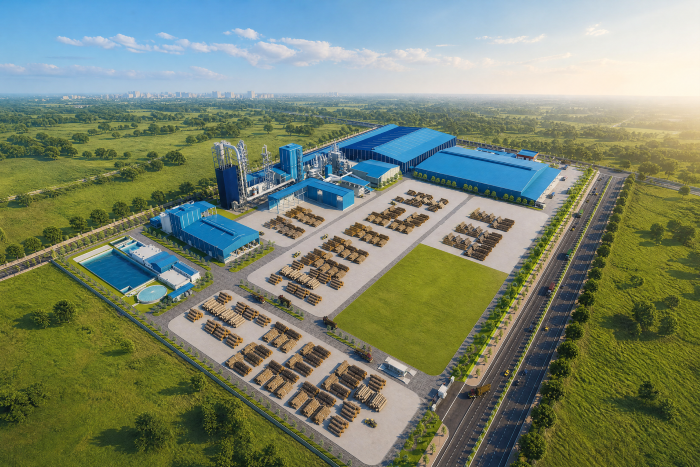 Nhà máy sản xuất ván MDF An Cường Đồng Nai với công suất 450.000m³ gỗ công nghiệp/năm