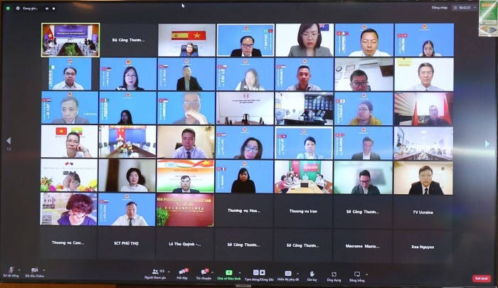 Các thương vụ tham gia hội nghị giao ban xúc tiến thương mại với hệ thống thương vụ Việt Nam ở nước ngoài tháng 11/2023 